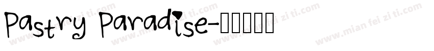 Pastry Paradise字体转换